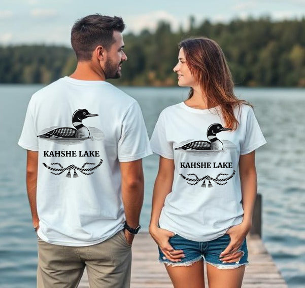 Kahshe Lake Unisex Loon T Shirt