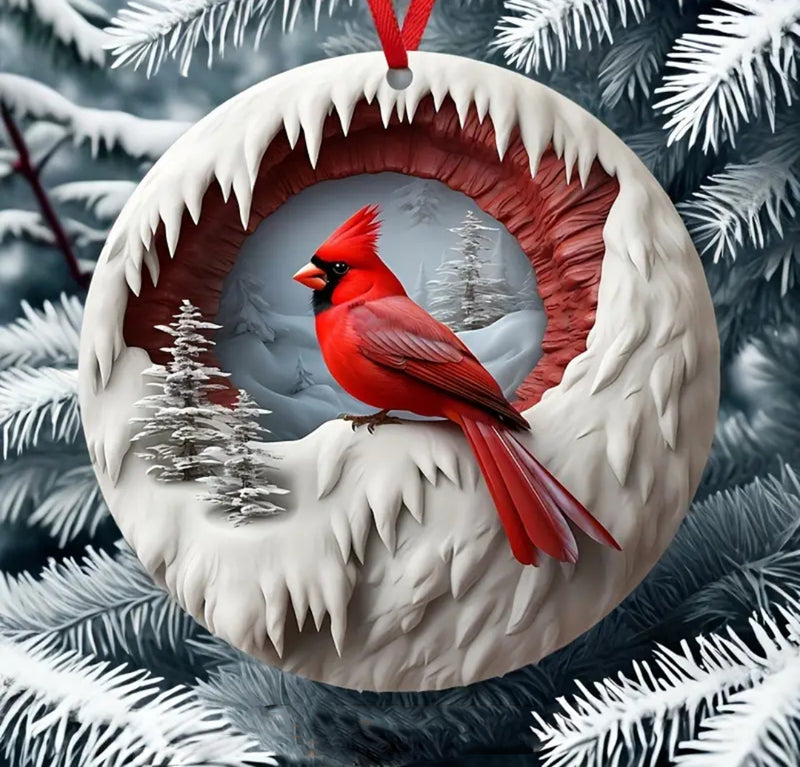 Red Cardinal Tree Ornament