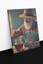 The Maple Syrup Master Canvas Print