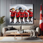 Yukon RCMP Canvas Print