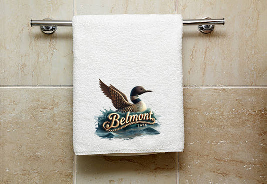 Belmont Lake Loon Towel