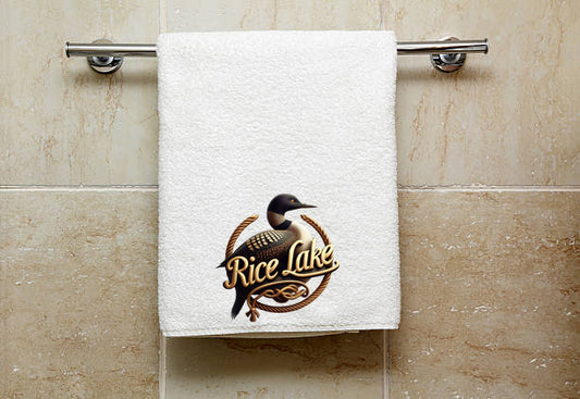 Rice Lake Loon Towel