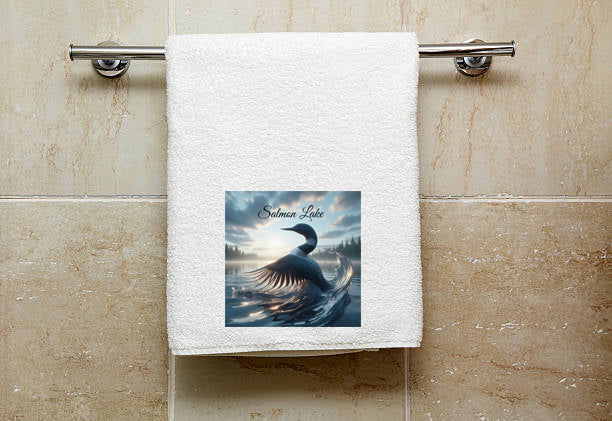 Salmon Lake Loon Towel