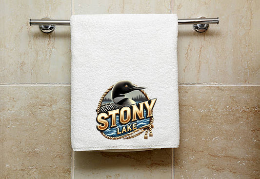 Stony Lake Loon Towel