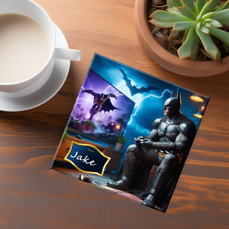 Customized Batman Coaster