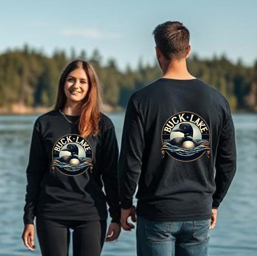 Buck Lake Unisex Long Sleeve Dtf T Shirt