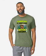 Unisex Camping is Awesome T Shirt