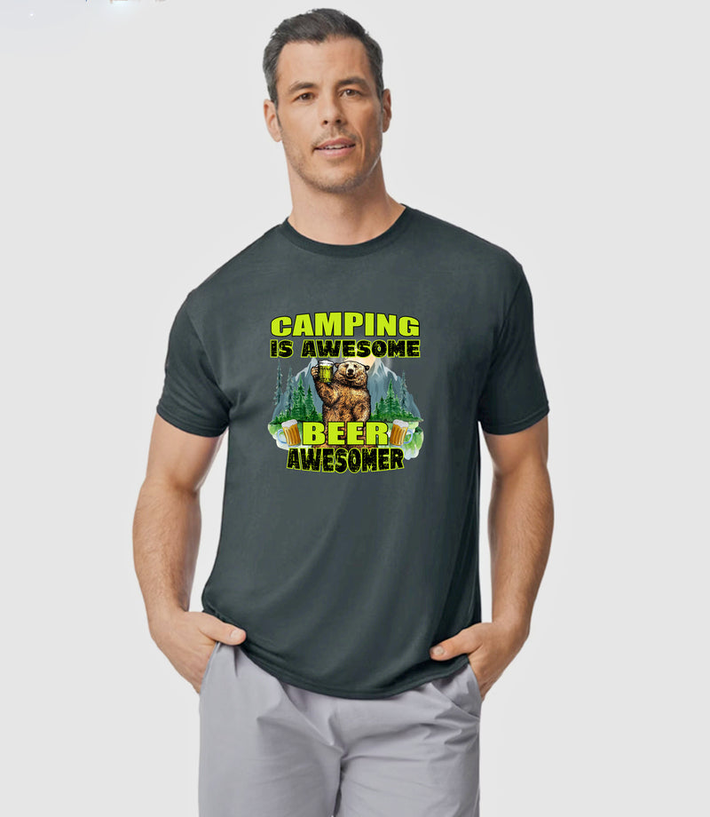 Unisex Camping is Awesome T Shirt