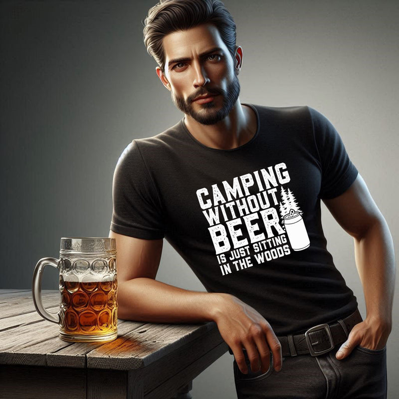 Camping Without Beer T Shirt