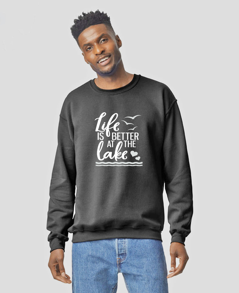 Unisex Life Is Better At The Lake Sweat Shirt