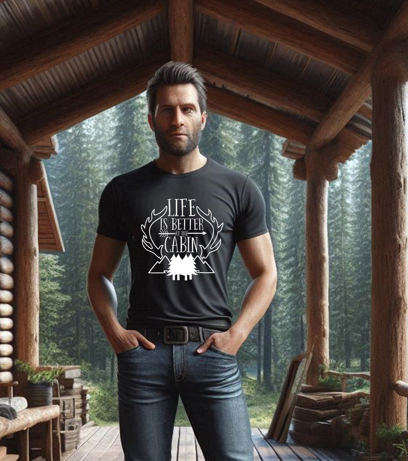 Life Is Better At The Cabin T Shirt