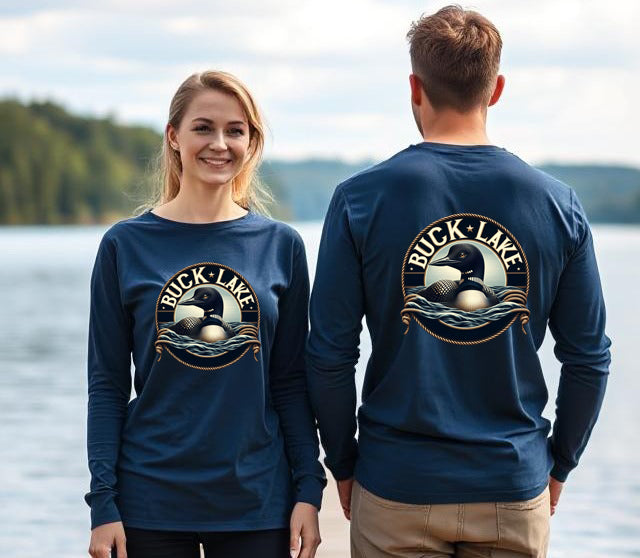 Buck Lake Unisex Long Sleeve Dtf T Shirt