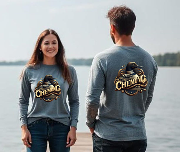 Chemong Lake Unisex Long Sleeve Dtf T Shirt