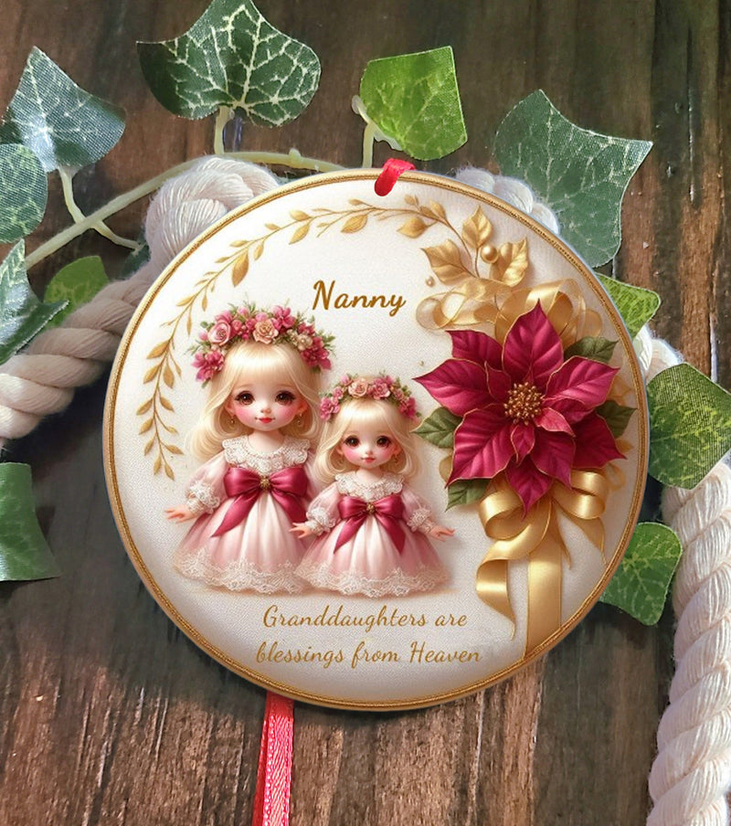 Personalized Nanny Tree Ornament