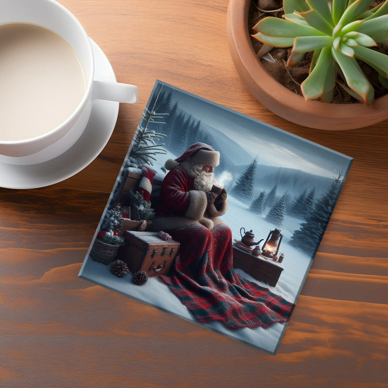 Santa Scene Coaster