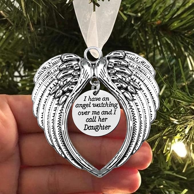 Memorial Daugher Ornament Angel Wings