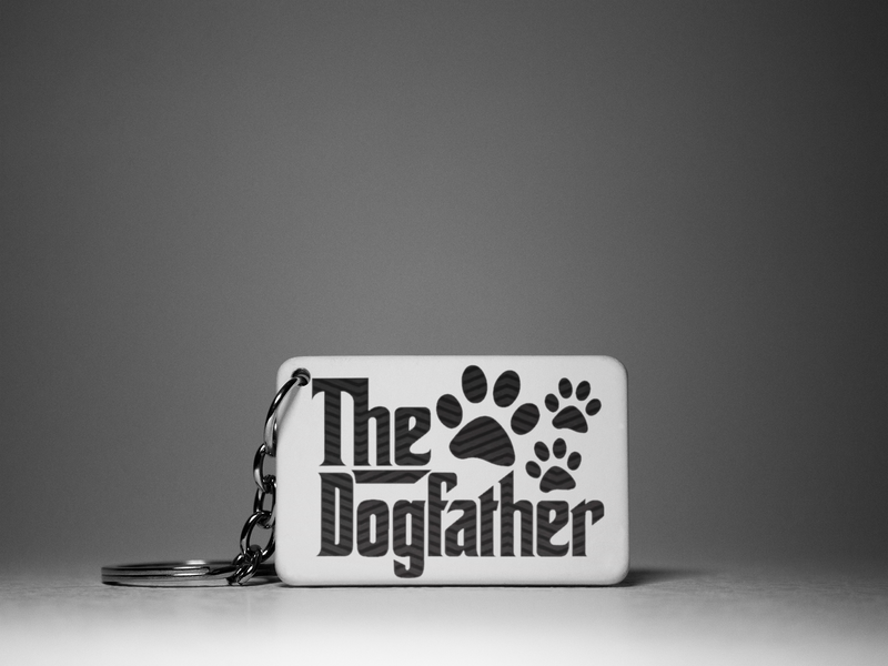 The Dogfather Keychain