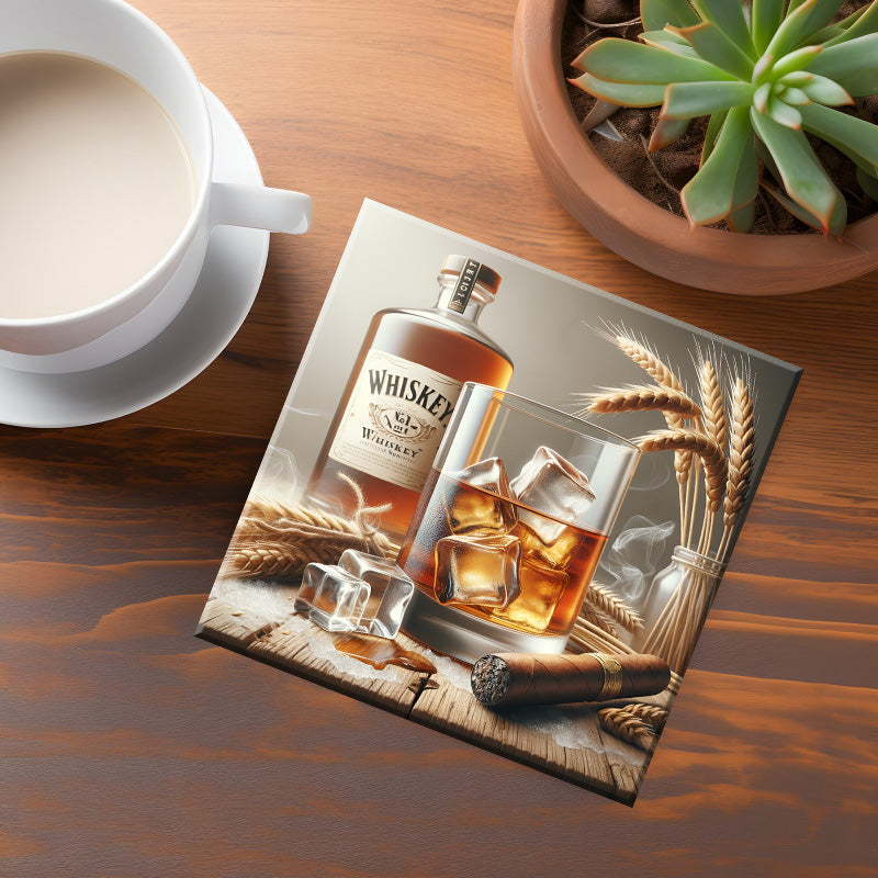 The Whiskey Drinker Coaster