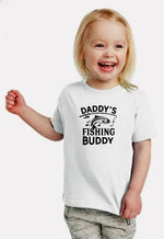 Unisex Child Daddy's Fishing Buddy T Shirt