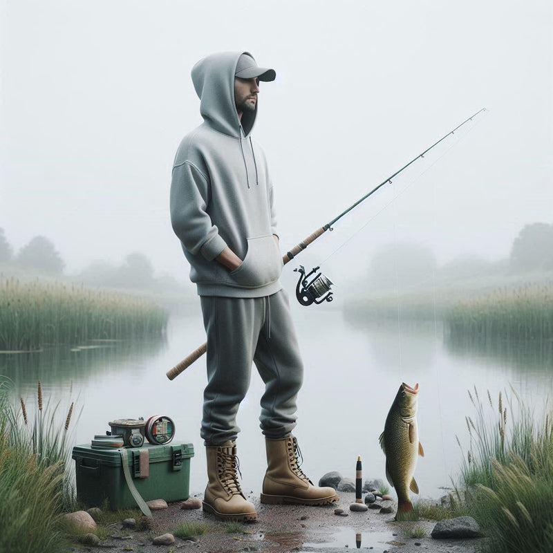 Man Fishing Hoodie