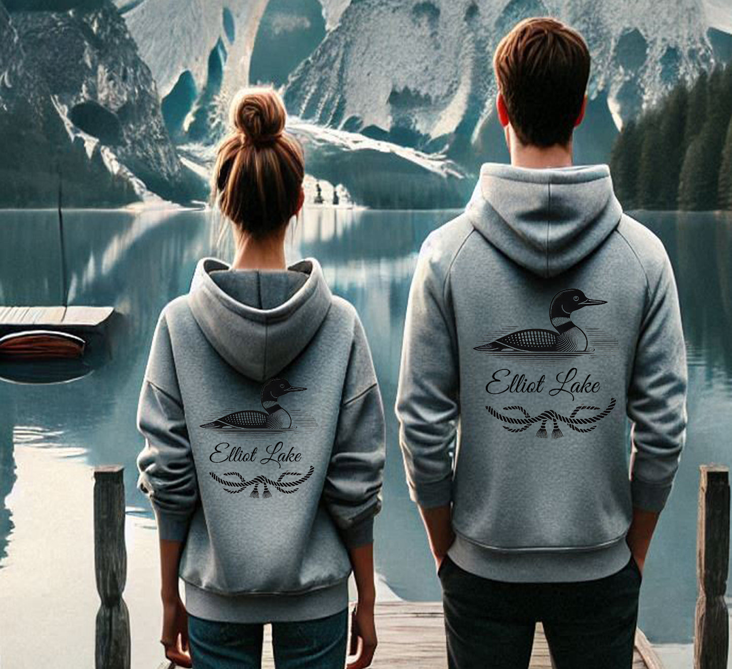 Elliot Lake Unisex Loon Hoodie