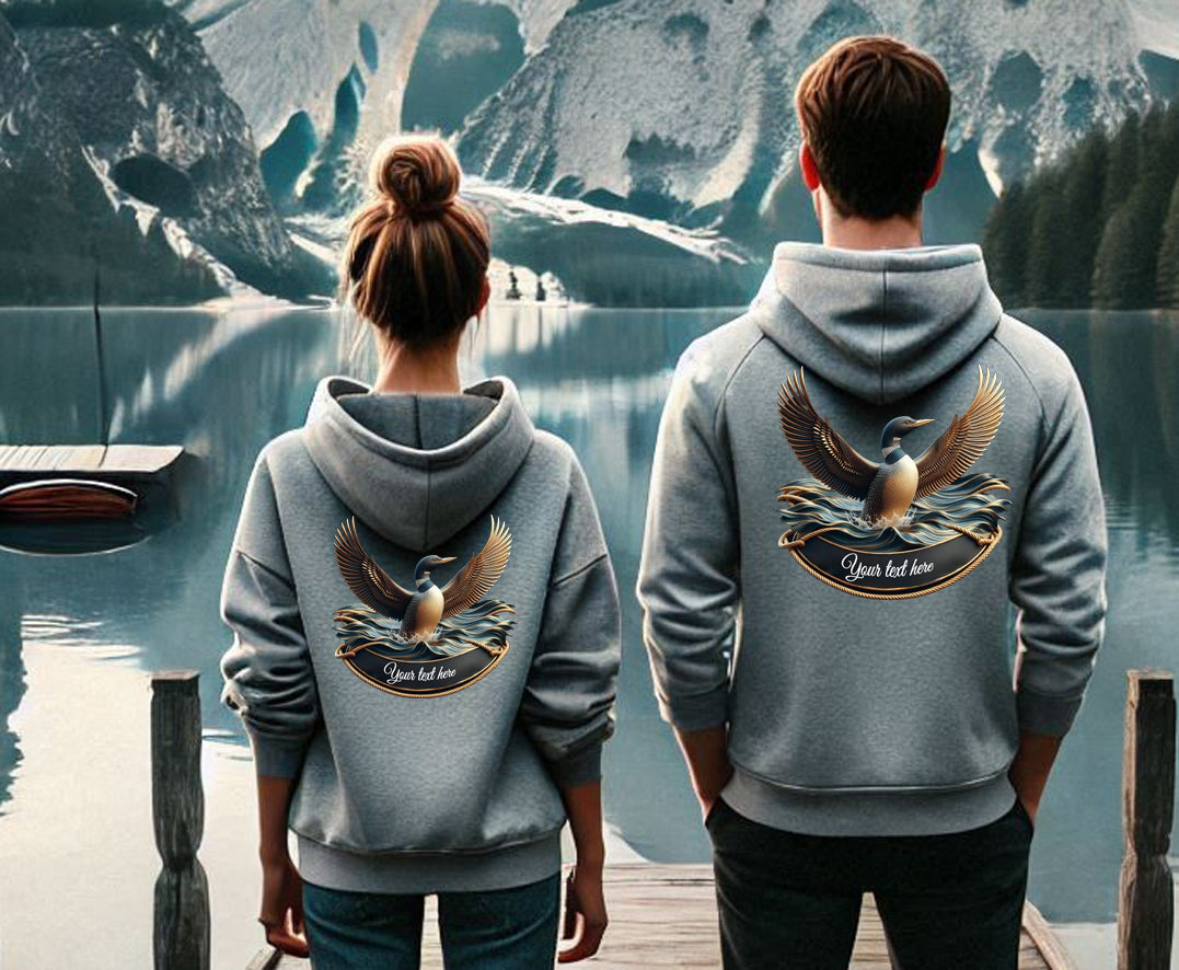 Create your Own Golden Echo Loon Unisex Dtf Hoodie