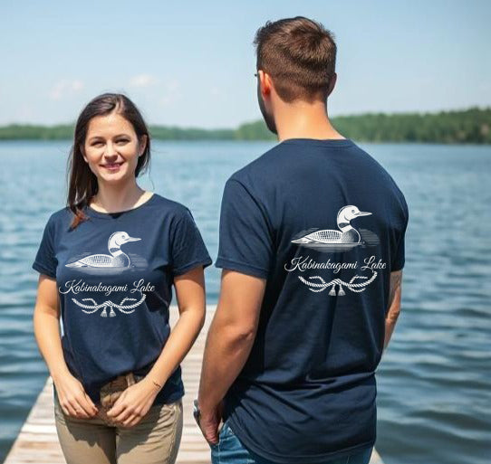 Kabinakagami Lake Unisex Loon T Shirt