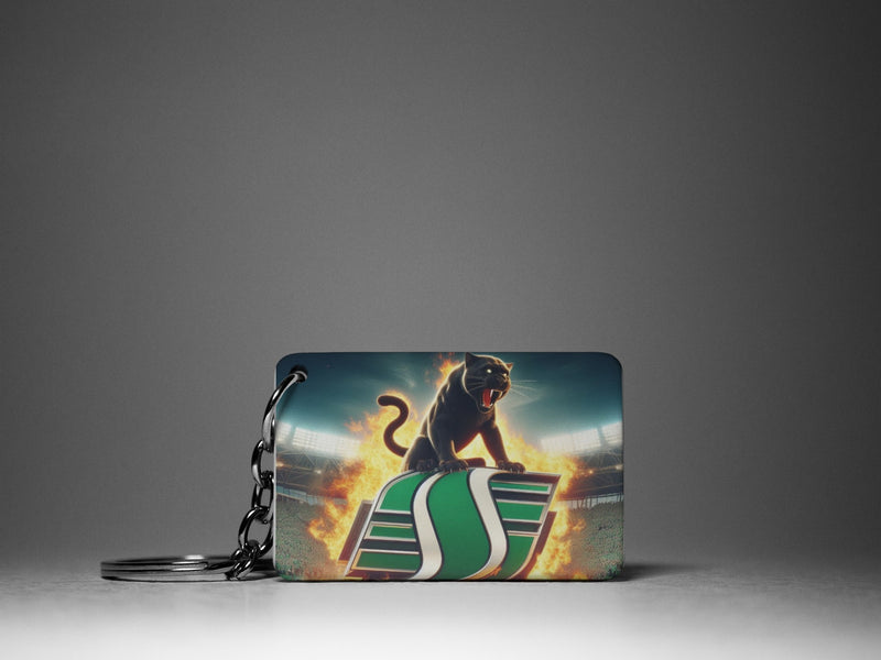 Saskatchewan Roughriders Keychain