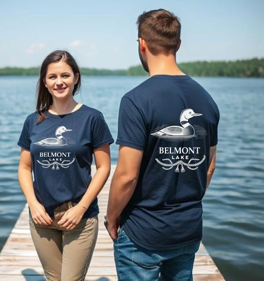 Belmont Lake Unisex Loon T Shirt