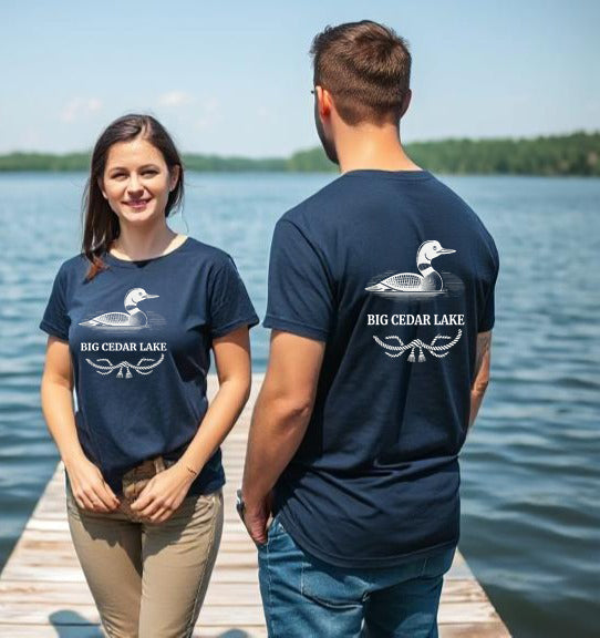 Big Cedar Lake Unisex Loon T Shirt