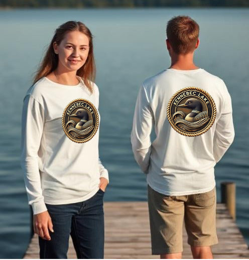 Kennebec Lake Unisex Long Sleeve Dtf T Shirt