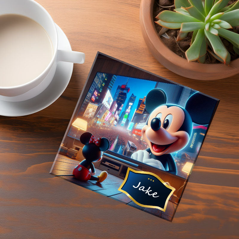 Customized Mickey Mouse Coaster