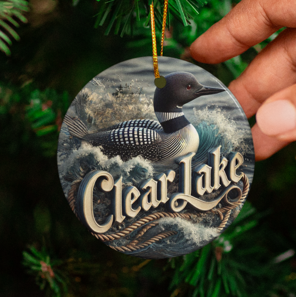 Clear Lake Tree Ornament