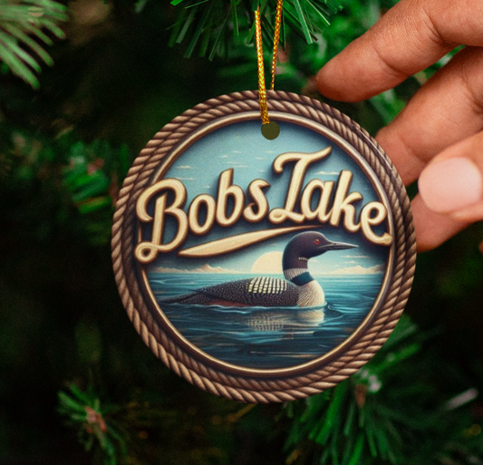 Bobs Lake Tree Ornament