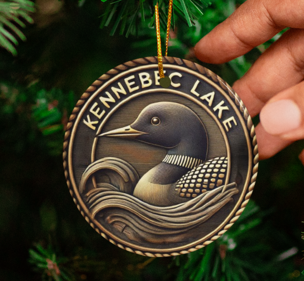 Kennebec Lake Tree Ornament