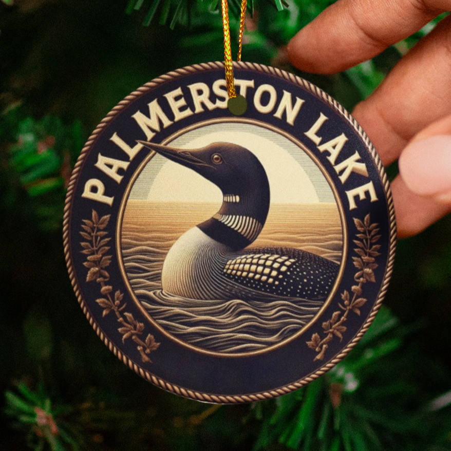 Palmerston Lake Tree Ornament