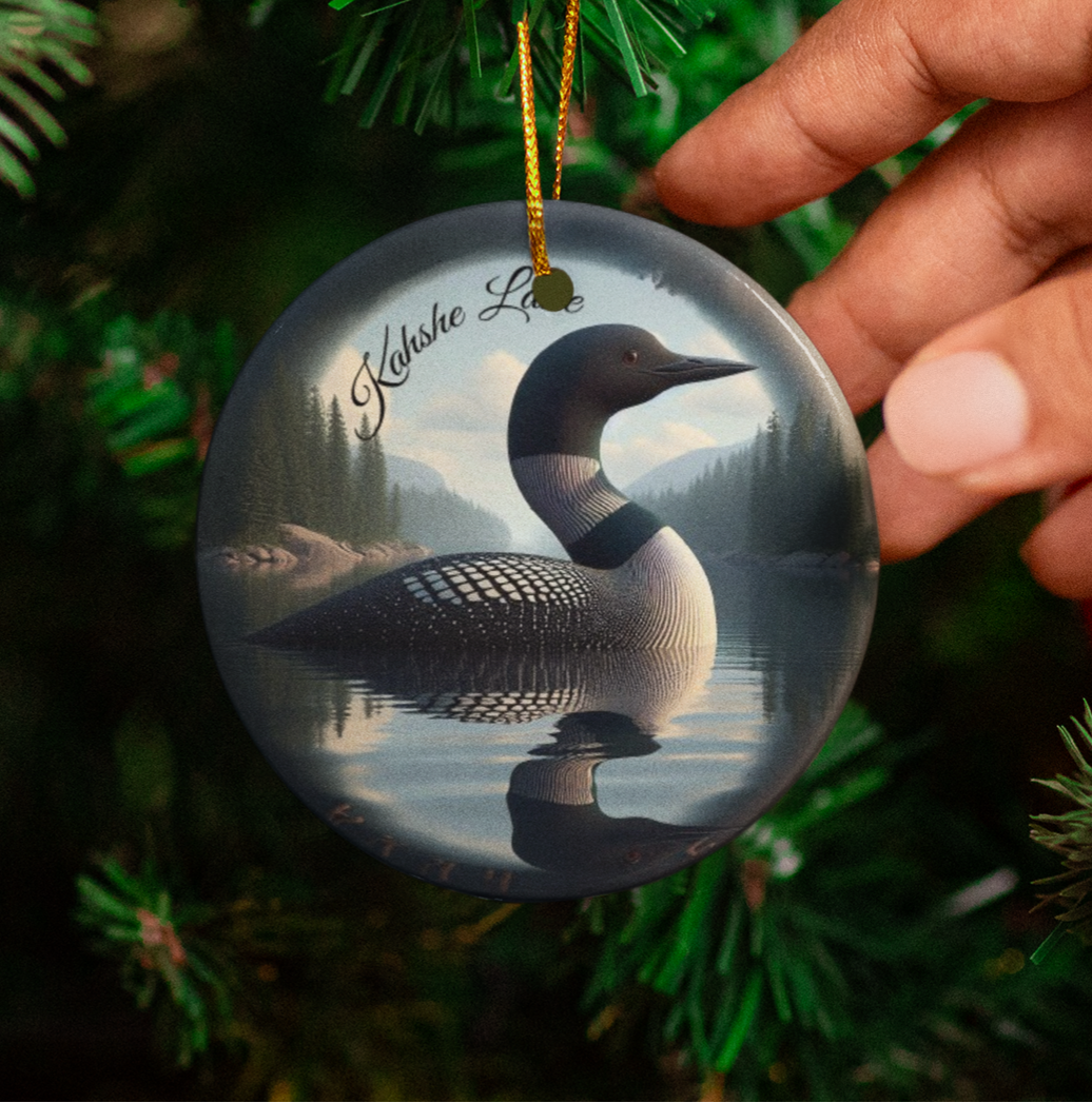 Kahshe Lake Tree Ornament