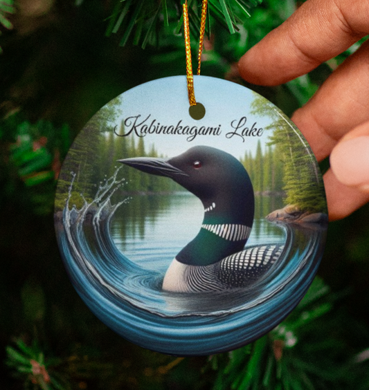 Kabinakagami Lake Tree Ornament