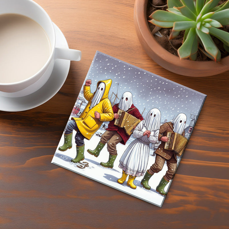 Newfoundland Mummers Coaster Design 709-4