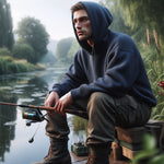 Man Fishing Hoodie