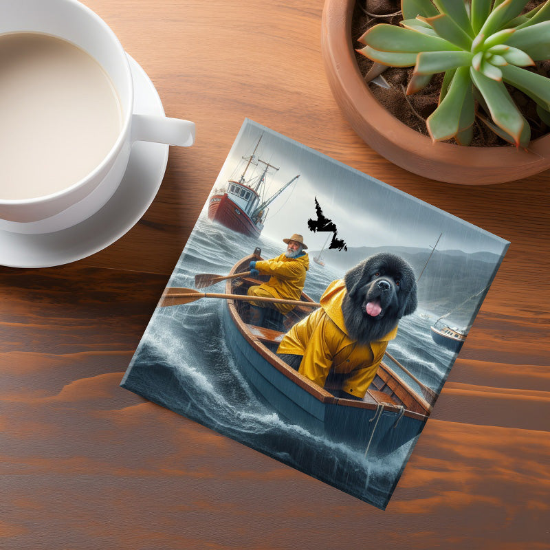 Newfoundland Dog Coaster