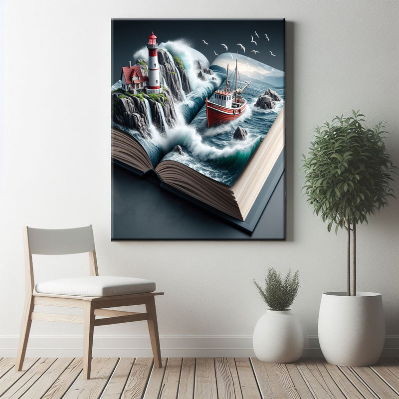 Rocky Shore Canvas Print