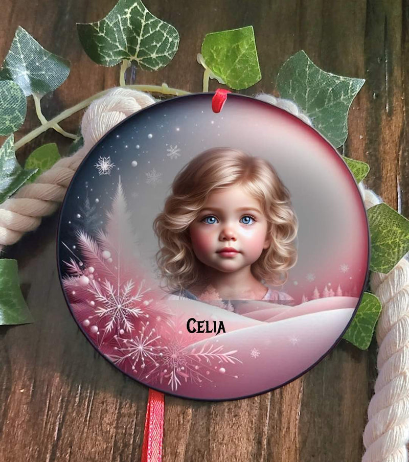 Personalized Photo Tree Ornament