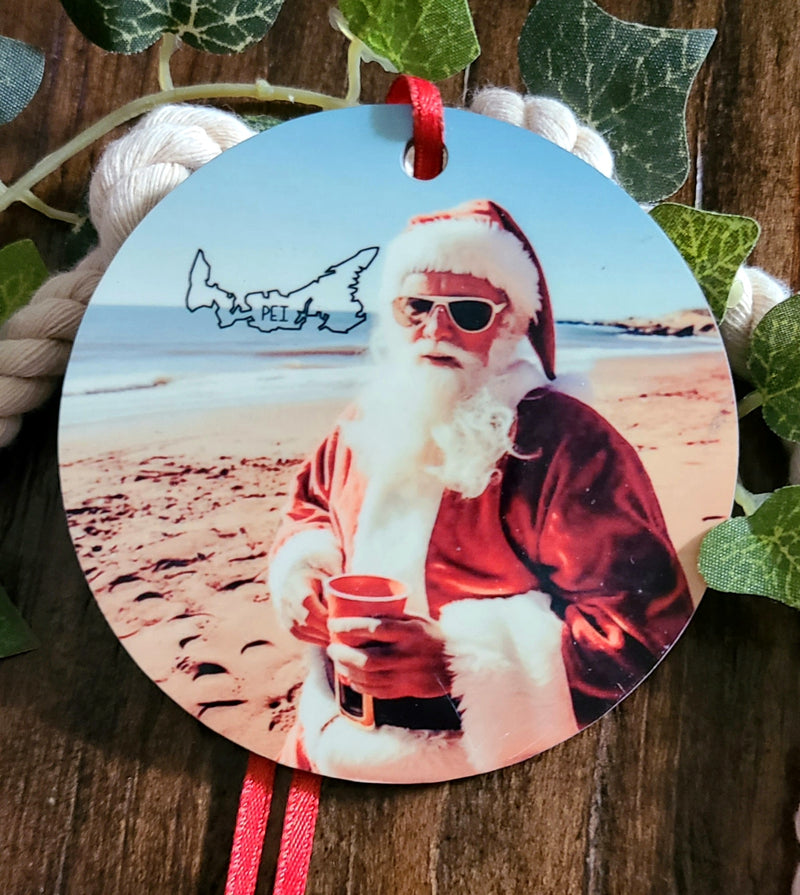 Prince Edward Island Santa Tree Ornament