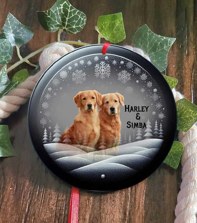 Personalized Photo Tree Ornament