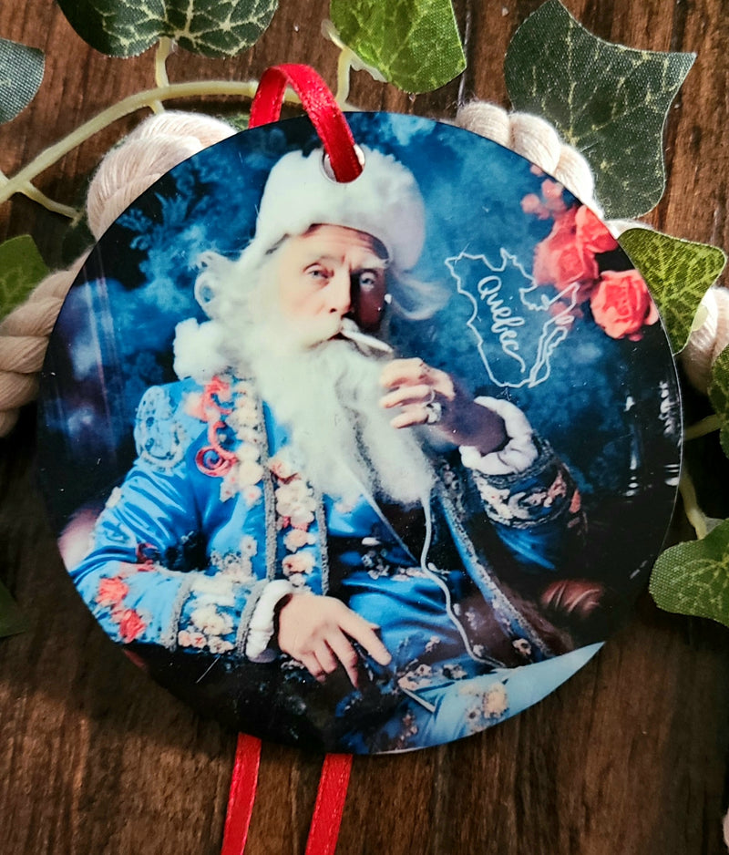 Quebec Santa Tree Ornament