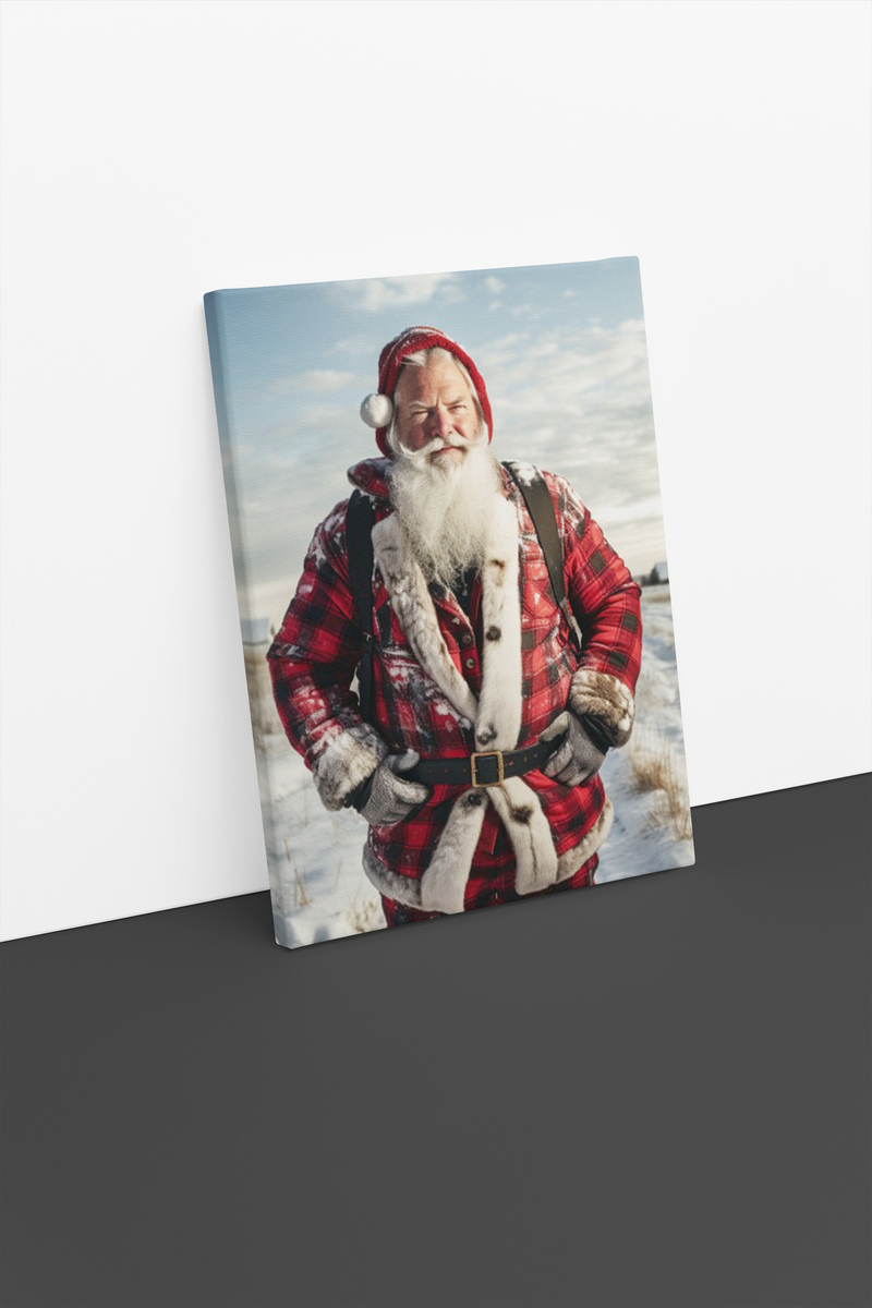 Saskatchewan Santa Canvas Print