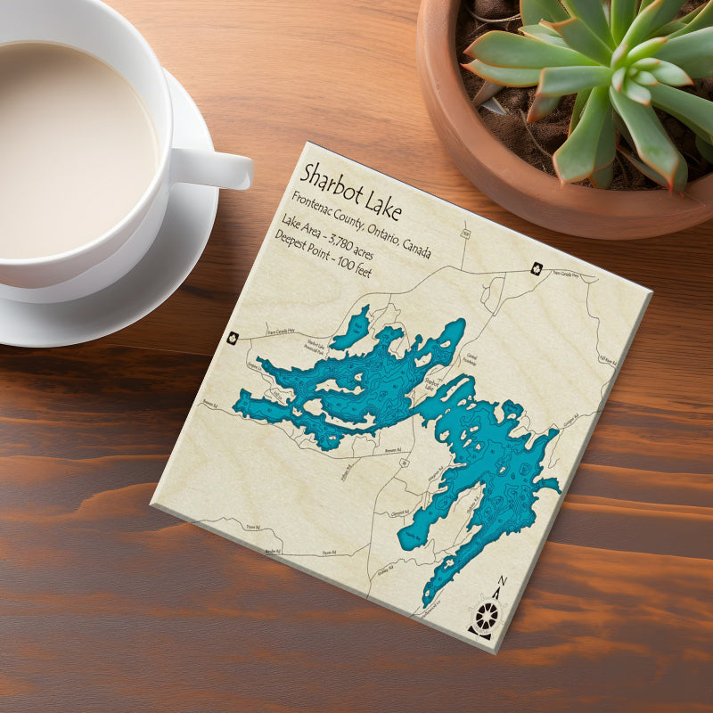 Sharbot Lake Map Coaster