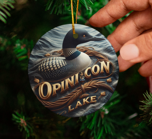 Opinion Lake Tree Ornament