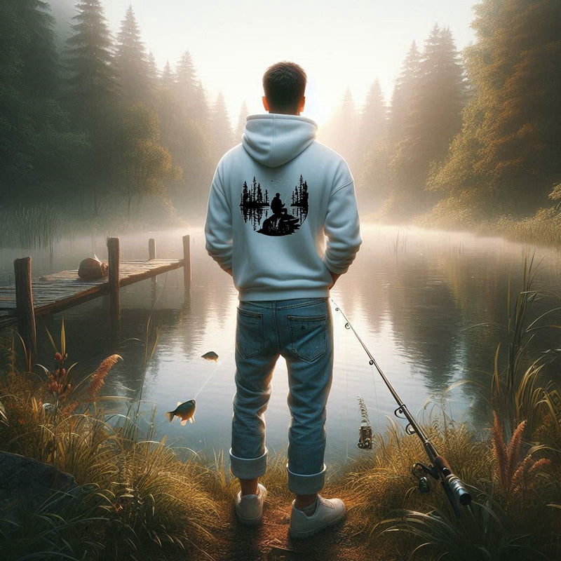 Man Fishing Hoodie